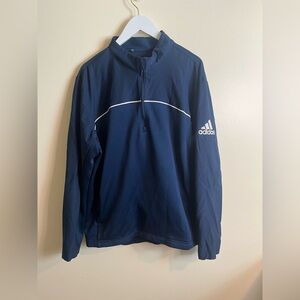 Adidas Men's Dark Blue Quarterzip Sweater